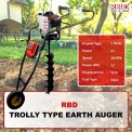 RBD Earth Auger Trolley