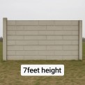 RCC ACC M40 Precast Boundary Wall Class-1 7ft Height