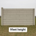RCC ACC M40 Precast Boundary Wall Class-1 9ft Height