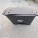 Rectangular PVC Black Dustbin, For Outdoor, Capacity: Greater than 240 L