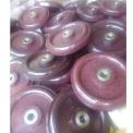 Red 50-400mm Hard Polymer Trolley Wheels