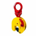 Red and Yellow Mild Steel Plate Lifting Clamp, For Construction