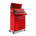 Red Mild Steel Automobile Tool Trolley, For Carry Tools