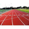 Red PU Running Track Flooring