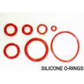 Red Silicon O Rings