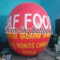 Red Sky Balloons for food shop