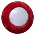 Red Sublimation Round Cushion