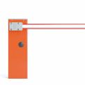 Red Traffic Boom Barrier 4 Meter, For Industrial, Mild Steel