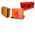 Red Urethane Plates with Steel Backing