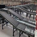 Roller Mild Steel Conveyor System, Capacity: 50 Kg/Feet