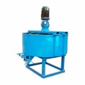 Roller Type Concrete Pan Mixer, Size: 1200 mm, Capacity: 400 kg