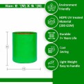 Round Green HDPE Grow Bag 12"" X 15"", For Agriculture