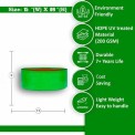Round Green HDPE Grow Bag 15"" X 09"", For Agriculture