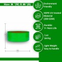 Round Green HDPE Grow Bag 18"" X 09"", For Agriculture, Size: 18x9