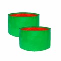 Round Green HDPE Grow Bag 18"" X 12"", For Agriculture