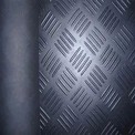 Rubber Black Checkered Anti Slip Sheet, Packaging Type: Roll, Thickness: 3 Mm