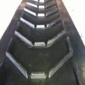 Rubber Cleated Belt Conveyor, Belt Thickness: 8 mm