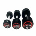 Rubber Dumbbell Set, 5 kg