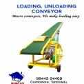 Rubber Flexible Conveyors Loading Conveyor, Capacity: 1 to 50  kg per feet