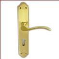 Satin Brass Door Handles