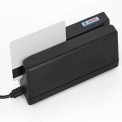 Scratch Proof Sensor Magnetic Card Readers, TCP/IP, Black