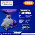Semi Automatic 5 HP 16 Dsp Trolley Commercial Flour Mill, 80 Kg/hr