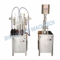 Semi Automatic Bottle Filling and Capping Machine