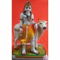 Shiv Nandi Marble Statue, Temple