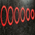 Silicone Flat Ring, Inner Diameter: 40 mm