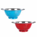 Silver Grey Deep Colander With Colour, For Kitchen, For Home
