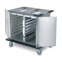 Silver Rectangular Food Serving Trolley, for Restaurant