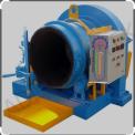 Single Door Rotary Barrel Shot Blasting Machine