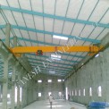 Single Industrial EOT Cranes, Travel Speed: 5-10 m/min, Max Load Capacity: 1-5 ton