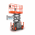 SkyJack Diesel Scissor lift SJ6832 RTE, Working Height: 11.75 m, Capacity: 454 kg