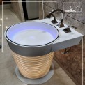 Solid Surface Pedestal Wash Basin