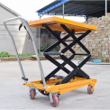 Solwet Mild Steel Manual Hydraulic Scissors Lift Table 1000 kg, For Warehouses