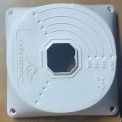 Square White CCTV Camera Junction Box, 2 Way