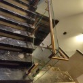 SS Side Top Mounted Glass Railing Service