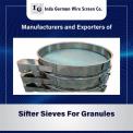 SS Sifter Sieves For Granules, Round