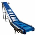 Stainless Cleated Belt Conveyor, Belt Thickness: 5 mm