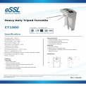 Stainless Steel Access Control Turnstile
