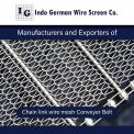 Stainless Steel Chain link wire mesh Conveyer Belt, For Industrial