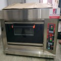 Stainless Steel Commercial Pizza Oven, Capacity: 8.0, 220V