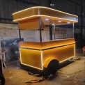 Stainless Steel Food Cart, Load Capacity: 500 kg