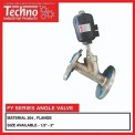 Stainless Steel FY-15 PNEUMATIC ANGLE VALVE TECHNO, Valve Size: 1/4 inch