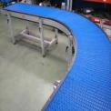 Stainless Steel Modular Belt Conveyor, Operating Speed: 2 m/s