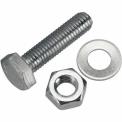 Stainless Steel Nuts, Bolts with Washers, Grade: SS 304, Size: Standard