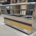 Stainless Steel Rectangular Commercial Food Counter