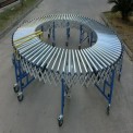 Stainless Steel Ss Flexible Conveyor, Roller Diameter: Dia 50, Capacity: 45 kg