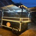 Stainless Steel Ss Food Cart And Stall,Food Cart, Load Capacity: 500 kg